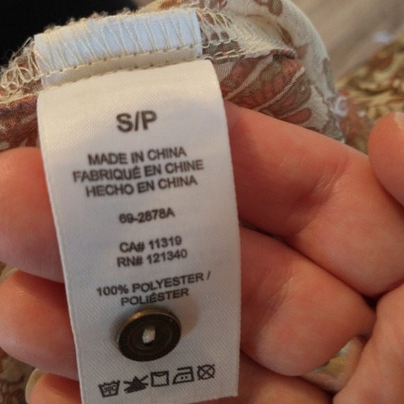 Dynamite Floral Spaghetti Strap Top Size Small - Picture 10 of 10